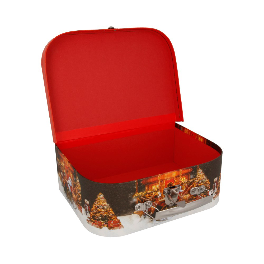 Grand Gift 552/2 Коробка картонная чемодан 25 х 18 х 9 см средняя ККБ 552/2 Фото 2.