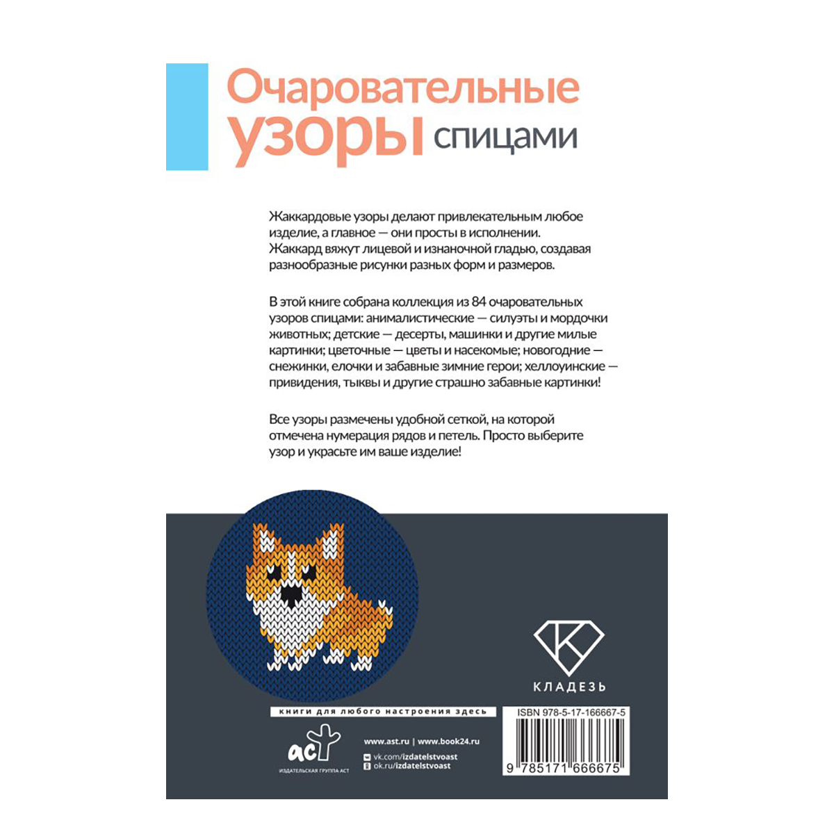 Книга АС Очаровательные узоры спицами. Жаккард ASE000000000883902 Фото 6.