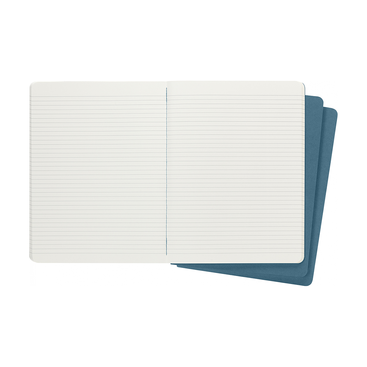 Moleskine Блокнот CAHIER JOURNAL Xlarge ( 190х250 мм) 60 л. линия голубой 1128194 Фото 3.