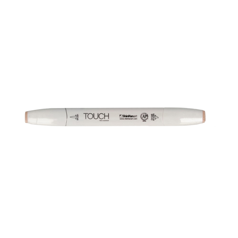 TOUCH TWIN BRUSH Маркер 1-8 мм кисть/перо скошенное 1210028 розовый фрукт R28 Фото 1.