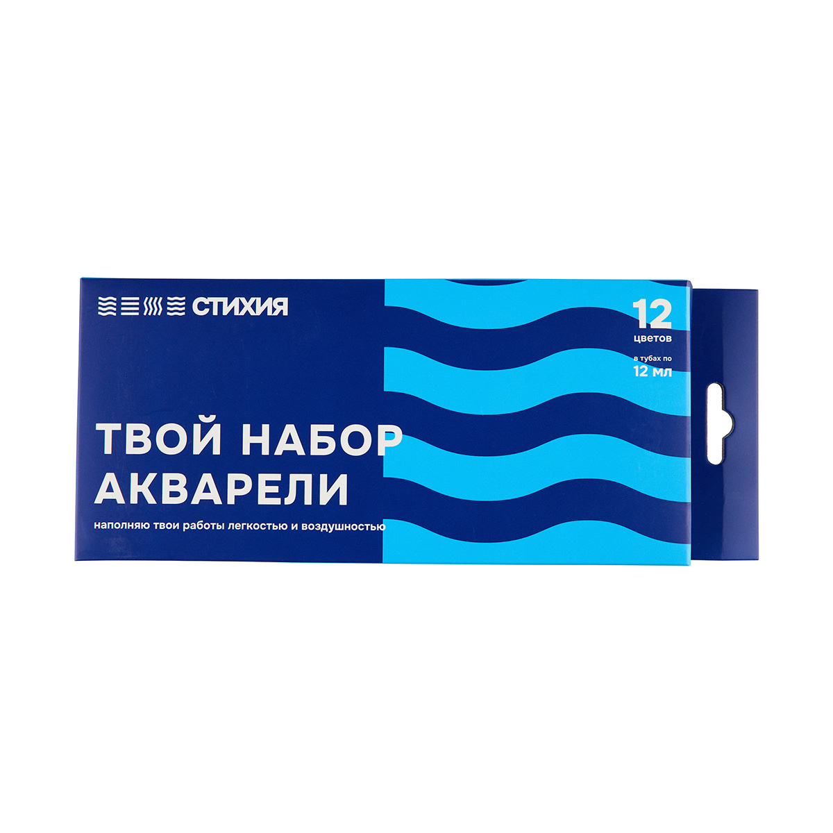 Краска акварель Стихия набор, в тубе в тубе 12 цв. 12 мл ST02001 Фото 2.