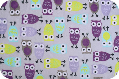 PEPPY Плюш 3RKC NIGHT OWLS 48 x 48 см 440 г/кв.м ± 5 100% полиэстер tiffany/violet Фото 1.