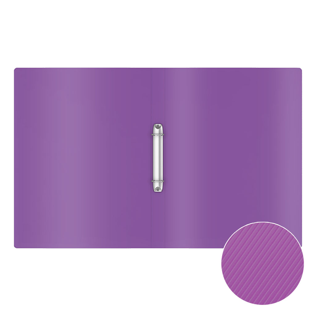 ErichKrause Папка на 2 кольцах пластиковая Diagonal Vivid A4 ( 25.7х31х7.2 см) в ассортименте 47135 Фото 2.