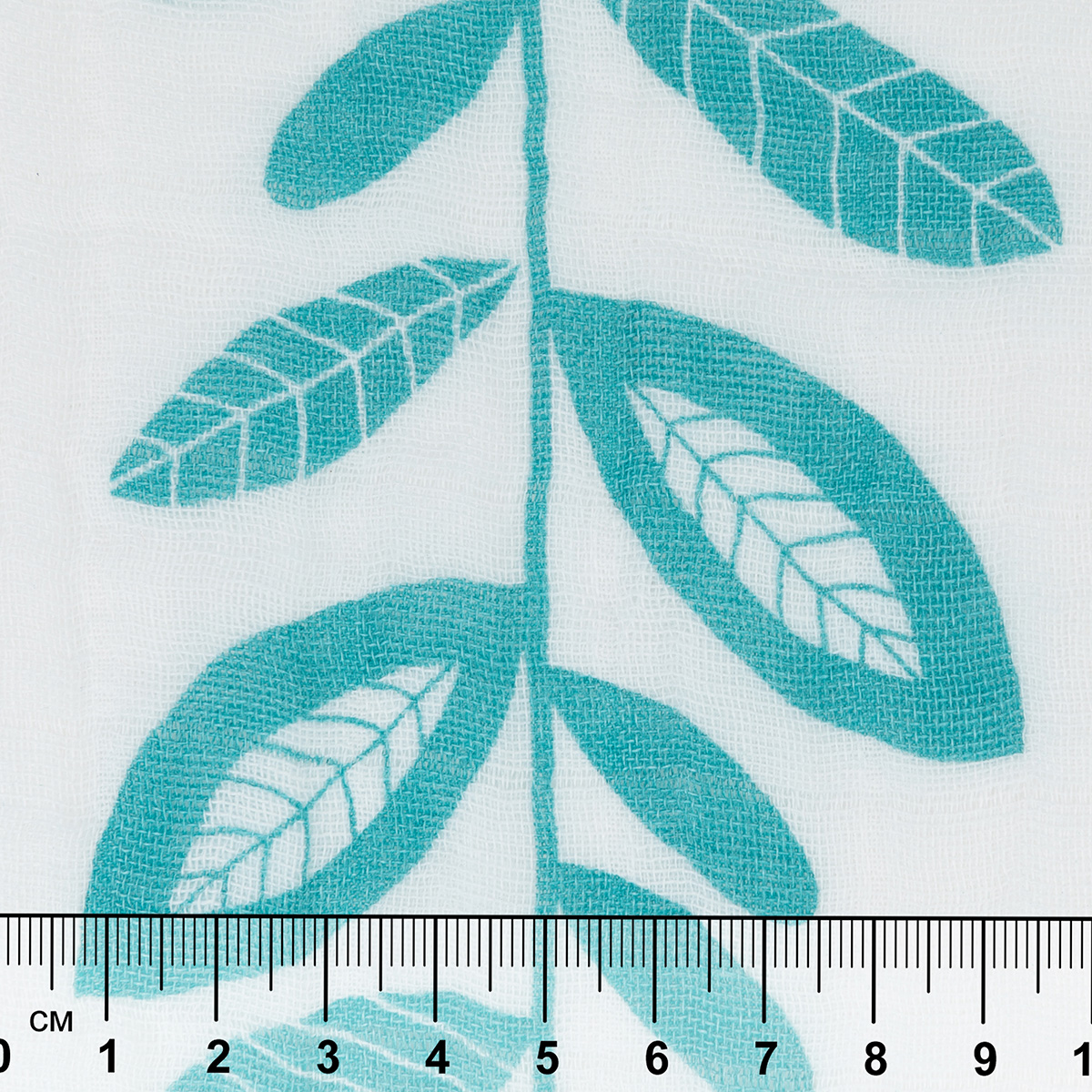 Ткань PEPPY Ткань муслиновая EMBRACE 100% хлопок 100 х 125 см Shannon Fabrics stem to stem teal Фото 5.