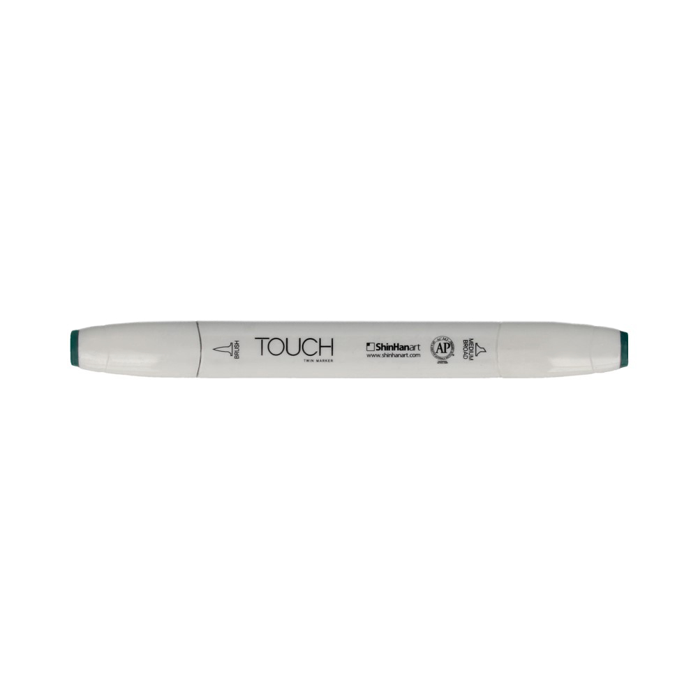 TOUCH TWIN BRUSH Маркер 1-8 мм кисть/перо скошенное 1210053 бирюзовый BG53 Фото 1.