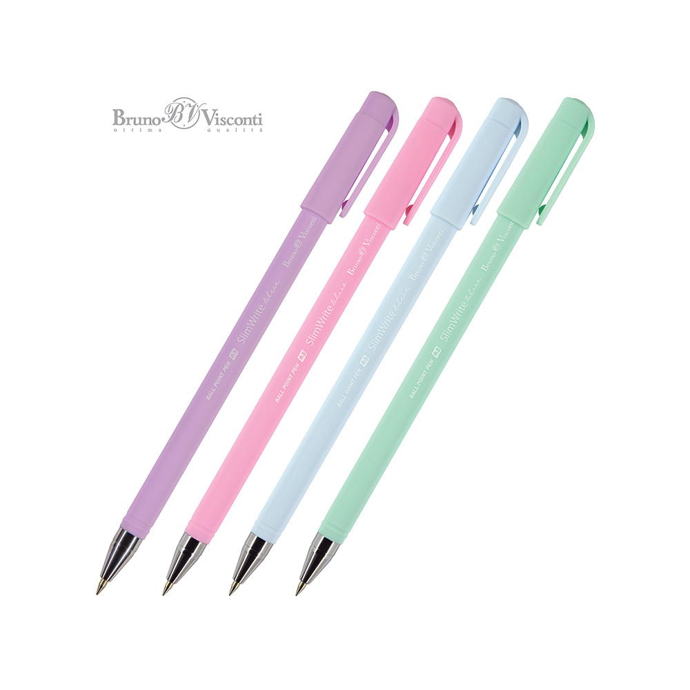Bruno Visconti ручка шариковая SlimWrite 0.5 мм 20-0204 Zefir цвет чернил: синий Фото 1.