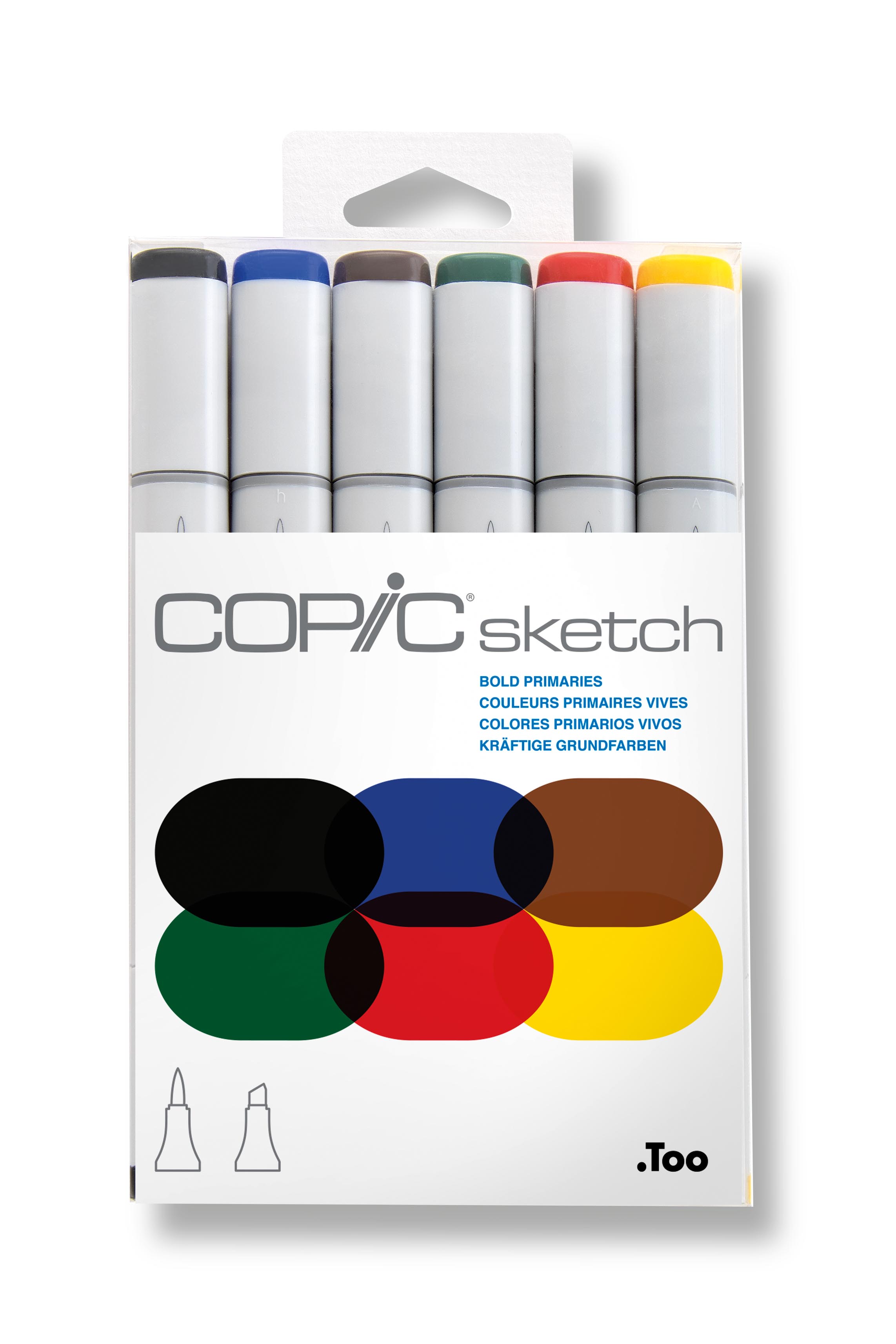 Copic Sketch Набор маркеров 6цв 21075662 основные цвета насыщенные Фото 1.