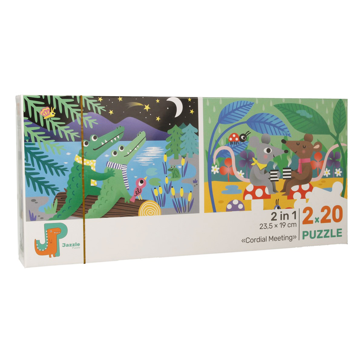 Jazzle Puzzle Пазл 2 в 1 20 элемент. P1203 Теплая встреча Фото 1.