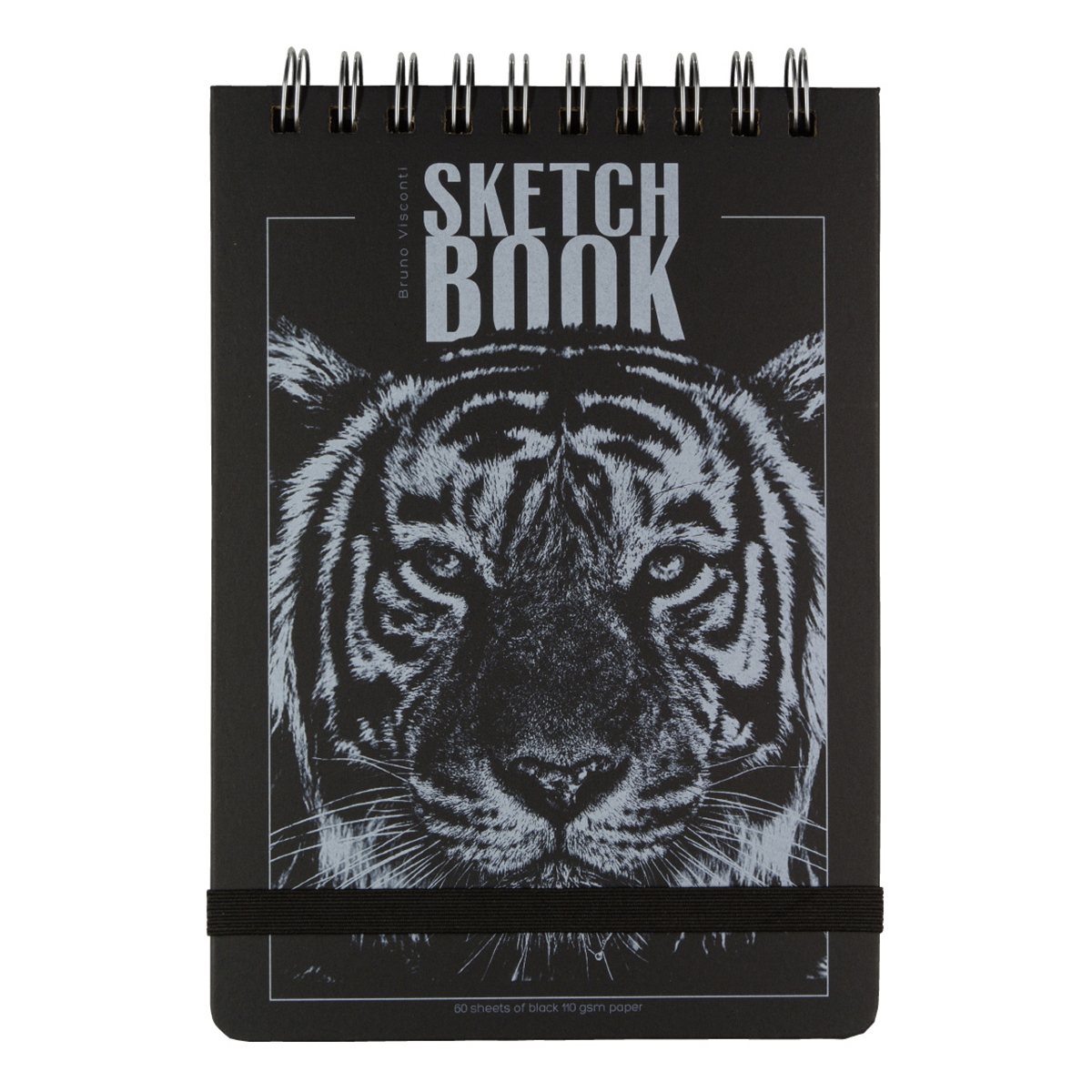 Bruno Visconti 1-505/03 Sketchbook Bv 110 г/м2 19.8 х 14.8 см на гребне 60 л. ЧЕРНЫЙ Фото 5.
