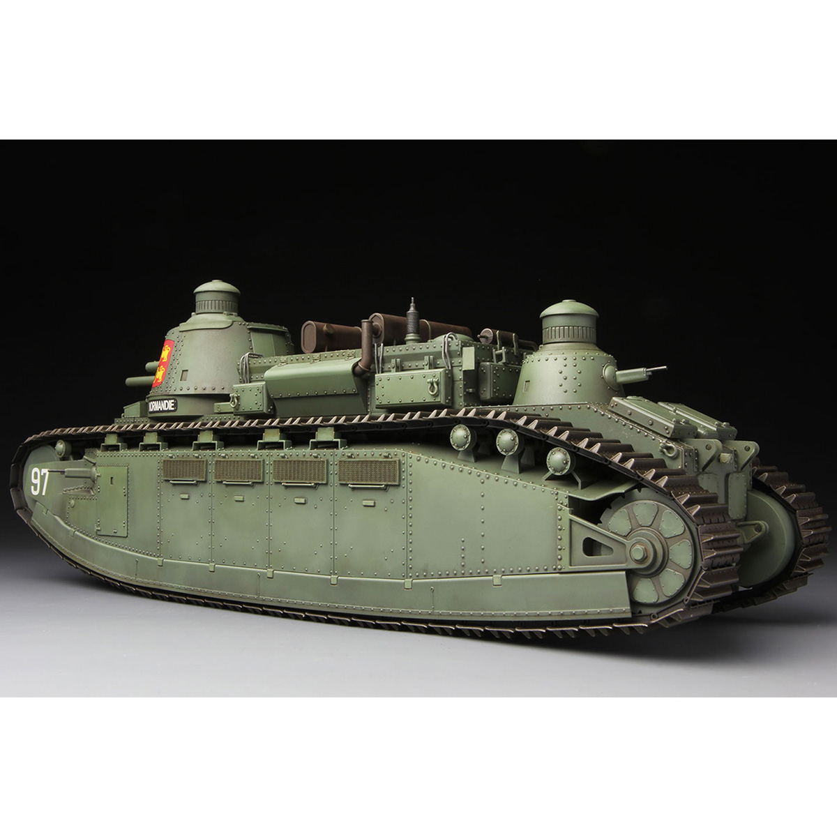 MENG TS-009 танк SUPER HEAVY TANK CHAR 2C 1/35 Фото 3.