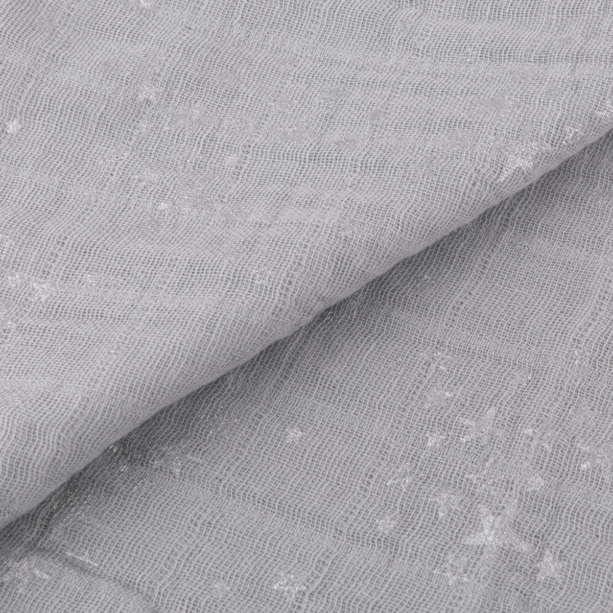 Ткань PEPPY Ткань муслиновая EMBRACE METALLIC 100% хлопок 100 х 125 см ± 2 см Shannon Fabrics emstarry night cloud/silver Фото 2.