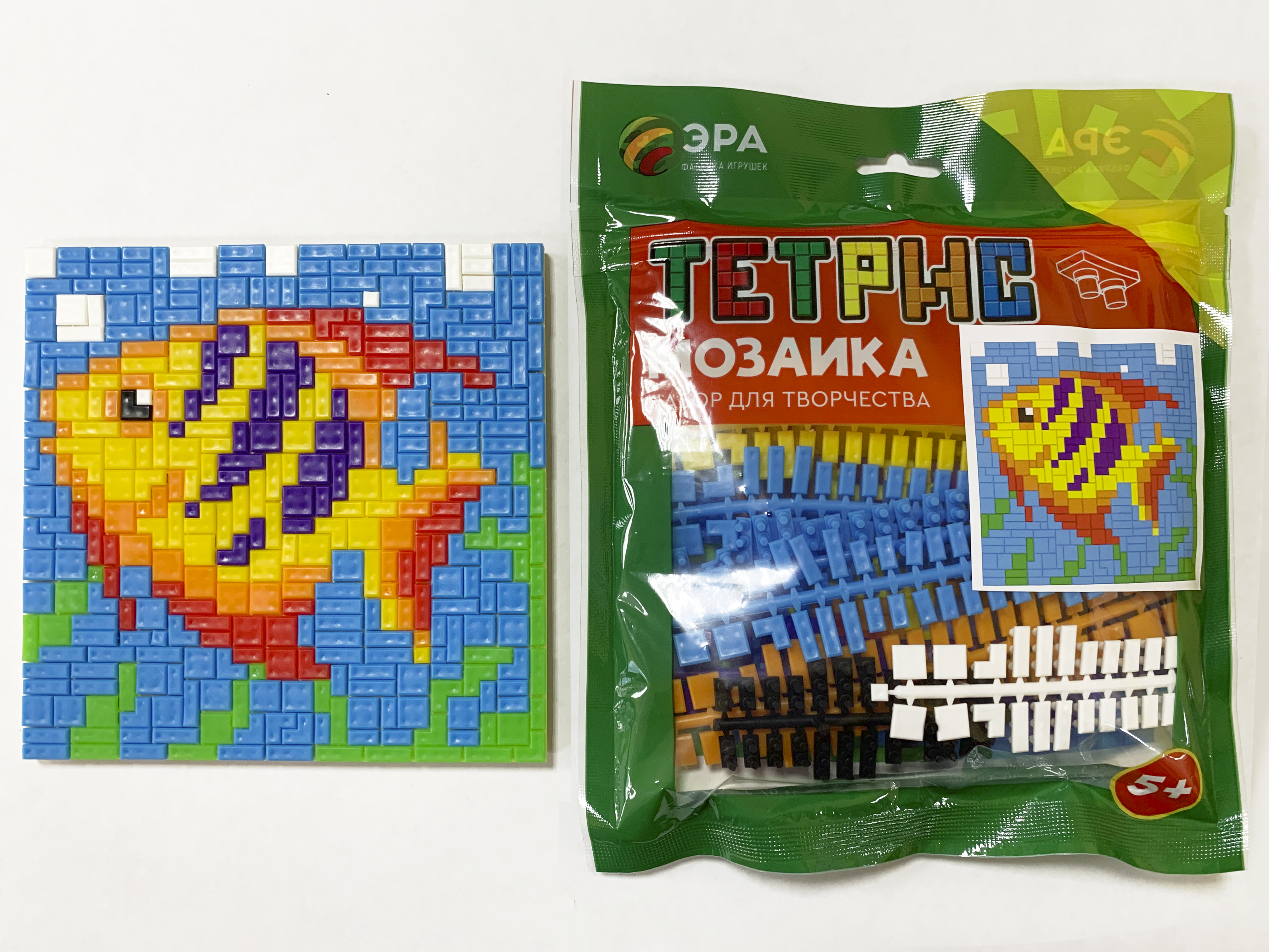 Фабрика игрушек Эра Тетрис мозаика тип 6 Рыбка С-440-57238307 Фото 1.