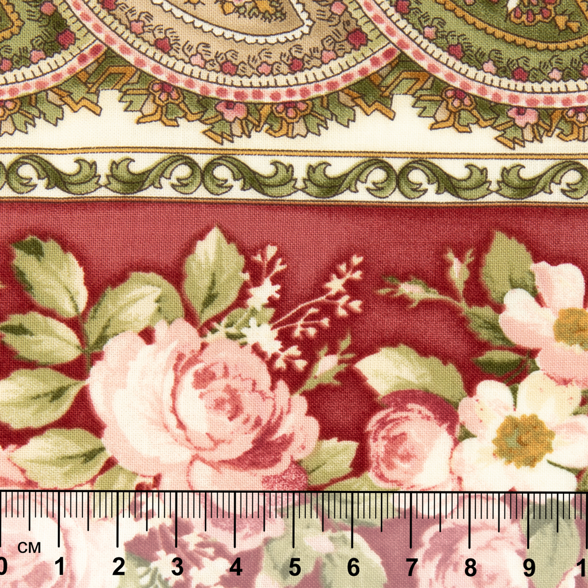 Ткань для пэчворка PEPPY DAMASK ROSE 50 x 55 см 122 г/кв.м ± 5 100% хлопок SRK-13991-200 VINTAGE Фото 5.