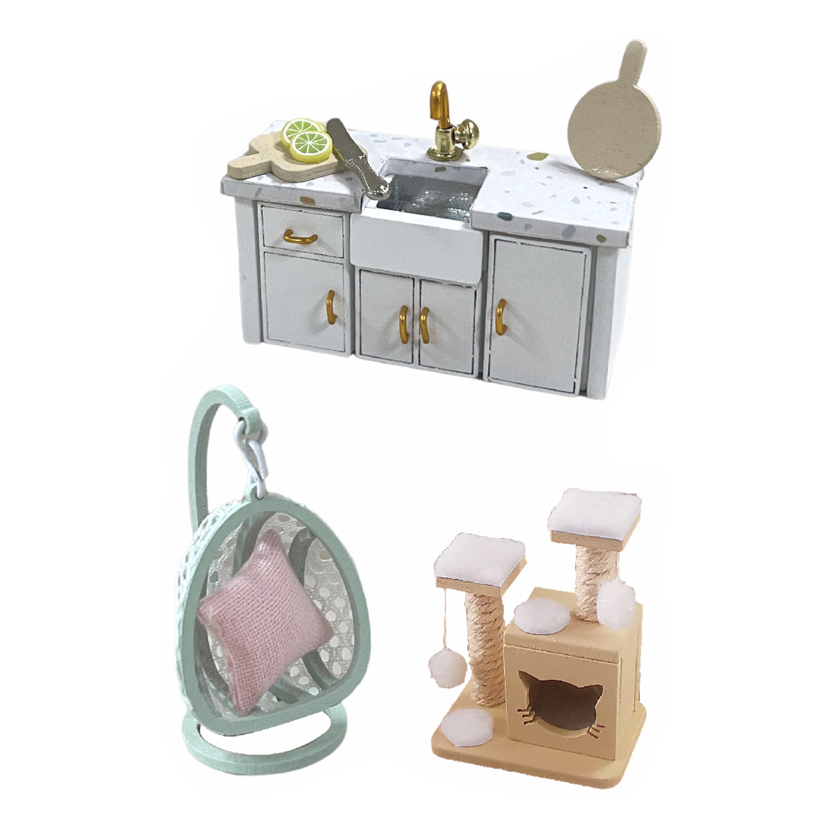 Интерьер в миниатюре Hobby Day Сборная модель Сказочный замок L2121 Фото 8.