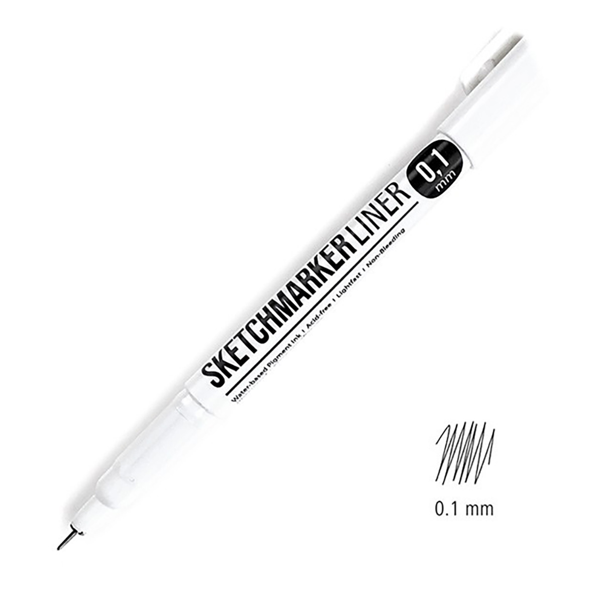 SKETCHMARKER Ручка капиллярная (линер) SML-01 0.1 мм чёрный Фото 1.