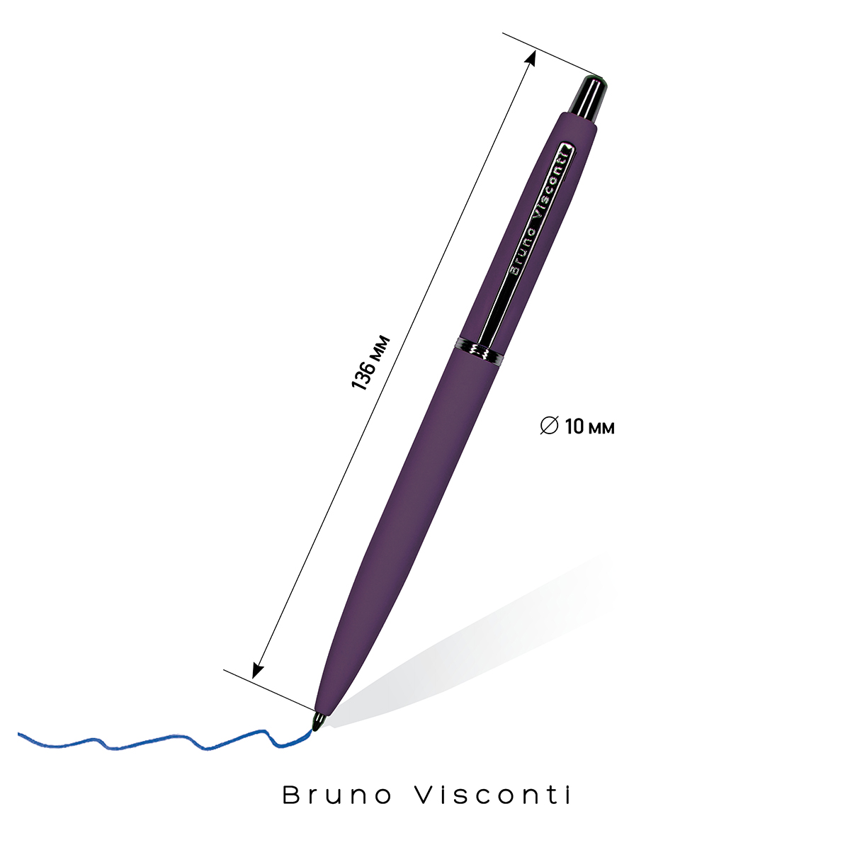 Bruno Visconti Ручка SAN REMO 1 мм 20-0249/063 цвет чернил: синий Фото 5.