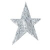 Термоаппликация BLITZ №5 5-12 звезда серебро 7х5 см Фото 1.
