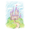 ФРЕЯ RPSK-0053 Замок принцессы Розы Скетч для раскраш. цветными карандашами 20.5 х 14.5 см 1 л. . Фото 2.