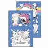 ND PLAY Открытки-раскраски с наклейками Чудесные единороги 302957 Фото 2.