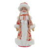 JIANGSU HOLLY EVERLASTING INC. 261409 Игрушка Снегурочка с ёмкостью для конфет 15 х 15 х 38 см Красный Фото 1.