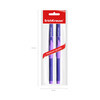 ErichKrause Ручка шариковая ErgoLine® Kids Ultra Glide Technology 0.35 мм 2 шт. 58527 фиолетовая грип-зона цвет чернил: синий Фото 5.