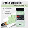 Краска акриловая ТАИР матовая  Акрил Де Люкс  пастельная 100 мл 301171 Фисташковый Фото 1.