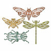 Sizzix 664180 Ножи для вырубки 4 шт. Геометрические насекомые Geo insects Фото 1.