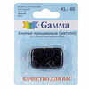 Жапсырмалы түймеше Gamma KL-100 металл d 10 мм 10 дана қара Фотосурет 1.