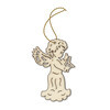 Заготовка для декорирования Mr. Carving AD-001 ангелочек дерево 6 х . Фото 1.
