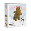 QBRIX Картонный 3D конструктор Единорог 20067 Фото 1.