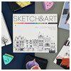 Bruno Visconti Скетч карандаши цветные SKETCH&ART заточенный 24 цв. 30-0042 Фото 2.