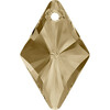 6320 Подвеска Crystal AB 19 х 13 мм кристалл в пакете св.золото (001 GSHA) Фото 1.