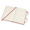Moleskine Блокнот CLASSIC Medium 1127876 ( 115x180 мм) 104 л. клетка красный Фото 3.