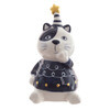 793178 Фигурка декоративная Кот 6.5 х 6 х 11 см Черный Фото 3.