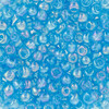 Бисер Zlatka GR 08/0 (0161-0180A) 10 г №0163B т.голубой Фото 1.