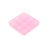 Gamma Коробка пластик для шв. принадл. OM-086 пластик 13.5 x 13.7 x 2.3 см розовый\прозрачный Фото 1.
