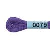 Нитки для вышивания Gamma мулине ( 0001-0206 ) 100% хлопок 8 м №0079 фиолетовый Фото 2.