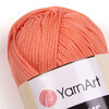 Пряжа YarnArt Macrame 100% полиэстер 90 г 130 м 160 оранжевый Фото 2.