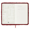 Moleskine Блокнот LE FUR Large ( 130х210 мм) 120 л. линия бордовый 1851438 Фото 4.