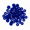 Кнопка Micron POM-10 Кнопки пластиковые пластик d 10 мм 15 шт. № 007 синий Фото 1.