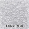 Майда моншақ Чехия GAMMA дөңгелек 6 10/0 2.3 мм 50 г 1-ші сұрып F482 аш. күміс металл ( 18908 ) Фотосурет 1.