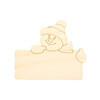 Заготовка для декорирования Mr. Carving ВД-948 Табличка Снеговичок фанера 10 х 12 х 0.3 см . Фото 1.
