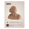 QBRIX Аралдағы соңғы адам картонды 3D конструкторы Фото 2.