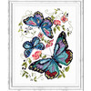 Набор для вышивания Чудесная Игла 042-03 Синие бабочки 15 х 18 см Фото 3.