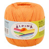Пряжа ALPINA LILY 100% мерсеризованный хлопок 50 г 175 м №012 св.оранжевый Фото 1.