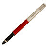 PARKER Ручка-роллер Parker Jotter Kensington Red СТ в подарочной коробке 2089229 серебрянно-красный корпус цвет чернил: черный Фото 2.