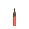 Кисть смешанная Roubloff AqL1-08,05rT Aqua Red round соболь-микс круглая короткая ручка красная короткая ручка soft-touch №08 Фото 2.