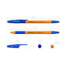 ErichKrause Ручка шариковая R-301 Orange Stick&Grip 0.7 мм 39531 цвет чернил: синий Фото 3.