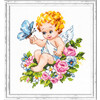 Набор для вышивания Чудесная Игла 035-19 Ангел нашей любви 12 х 15 см Фото 3.