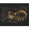 Hobbius SGHK Нақыш шығармашылыққа арналған жиынтық 20 x 25.5 см №55 «Қызыл панда» (алтын) Фотосурет 1.